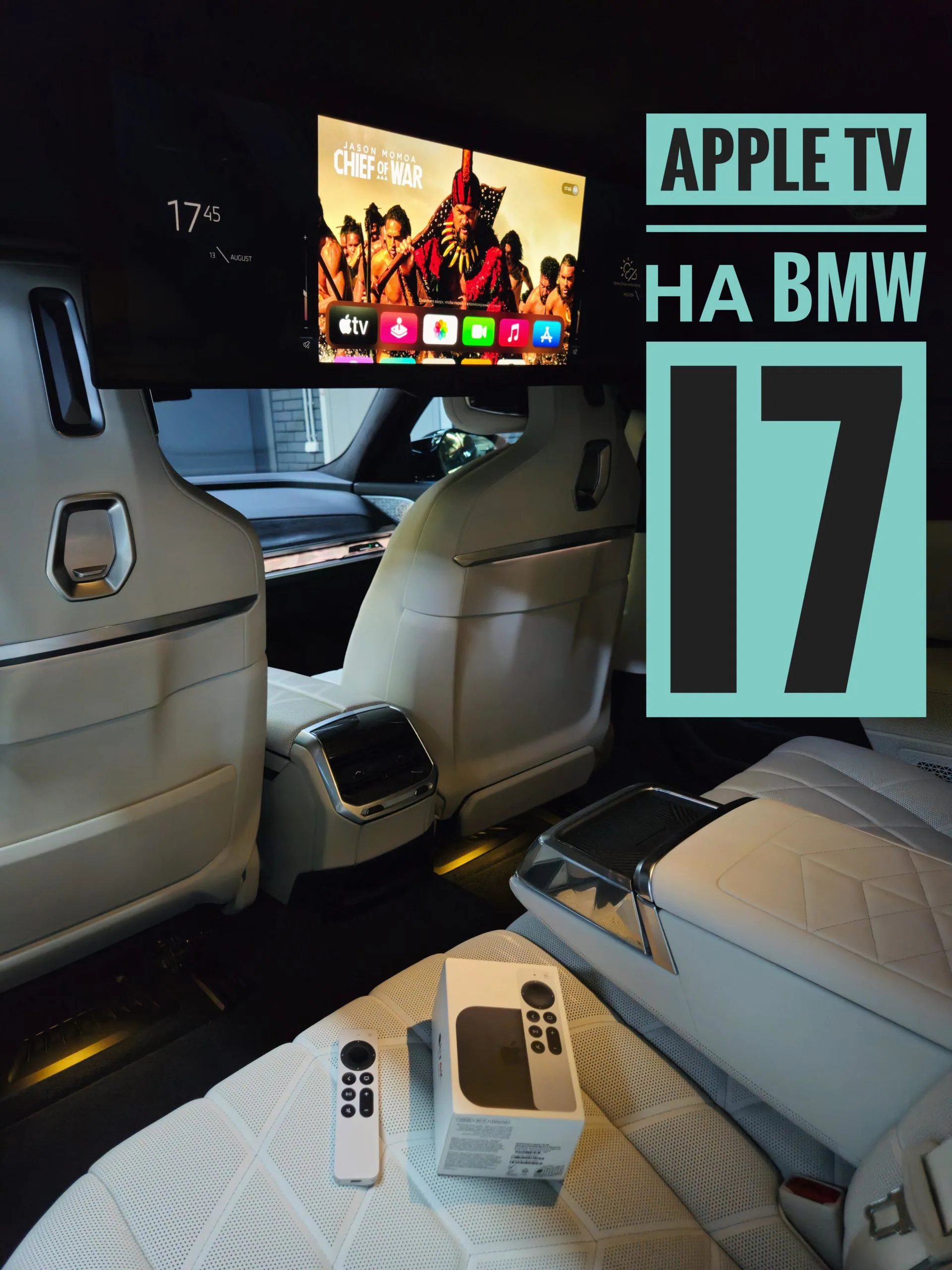 Установка Apple TV в BMW i7 в Москве – мультимедиа премиум-класса от XT-TUNING